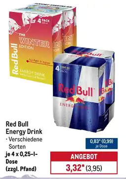 METRO Red Bull Energy Drink Angebot