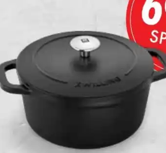 Edeka Zwilling J.A. Henckels Gusseiserne Cocotte Rund 24 cm Angebot