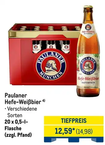 METRO Paulaner Hefe-Weißbier Angebot