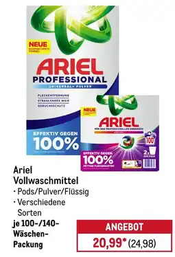 METRO Ariel Vollwaschmittel Angebot