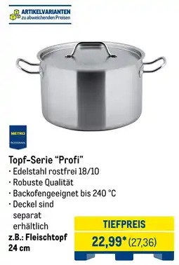 METRO METRO PROFESSIONAL Topf-Serie "Profi" Angebot