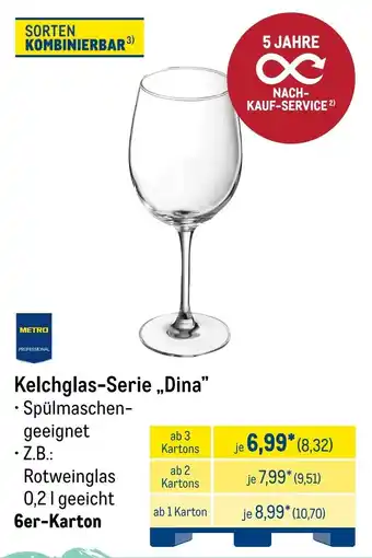 METRO METRO PROFESSIONAL Kelchglas-Serie „Dina❞ Angebot