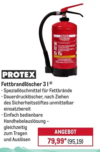 METRO PROTEX Feuerlöscher 3L Angebot