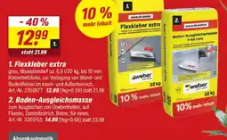 toom Baumarkt weber Boden-Ausgleichsmasse Angebot