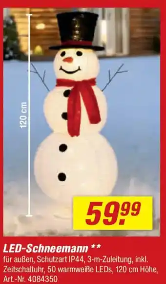 toom Baumarkt LED-Schneemann Angebot