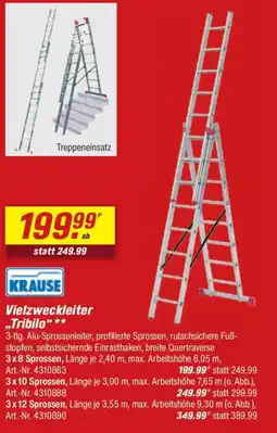 toom Baumarkt KRAUSE Vielzweckleiter „Tribilo" Angebot
