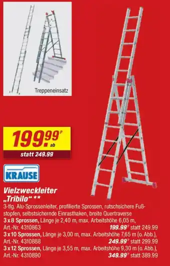 toom Baumarkt KRAUSE Vielzweckleiter „Tribilo" Angebot