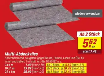 toom Baumarkt Multi-Abdeckvlies Angebot