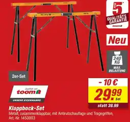 toom Baumarkt Klappbock-Set Angebot
