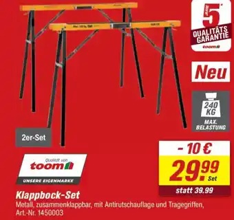 toom Baumarkt Klappbock-Set Angebot