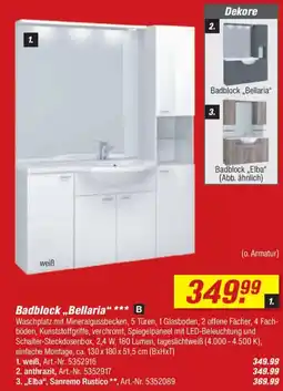 toom Baumarkt Badblock „Bellaria" Angebot