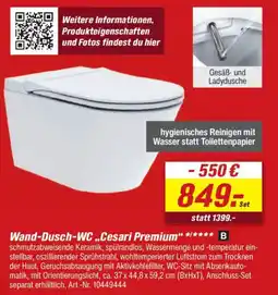 toom Baumarkt Wand-Dusch-WC ,,Cesari Premium" Angebot