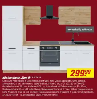 toom Baumarkt Küchenblock „Tom II" Angebot