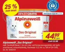 toom Baumarkt Alpinaweiß ,,Das Original" Angebot