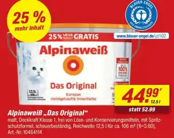 toom Baumarkt Alpinaweiß ,,Das Original" Angebot