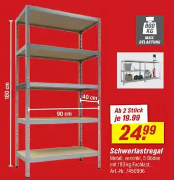 toom Baumarkt Schwerlastregal Angebot