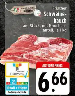E-Center Edeka frischer schweinebauch Angebot
