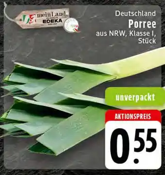 E-Center Meinland edeka porree Angebot