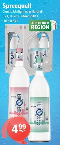 Getränke Hoffmann Spreequell Classic, Medium oder Naturell Angebot