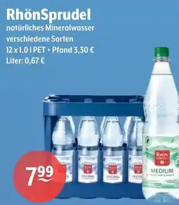 Getränke Hoffmann RhönSprudel natürliches Mineralwasser Angebot