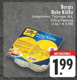 E-Center Burgis rohe klöße Angebot