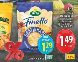 E-Center Arla finello reibekäse Angebot