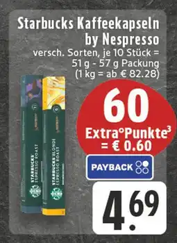 E-Center Starbucks kaffeekapseln by nespresso Angebot