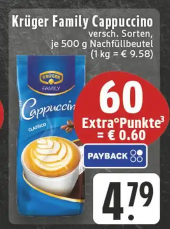 E-Center Krüger family cappuccino Angebot