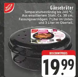 E-Center Gut&günstig gänsebräter Angebot