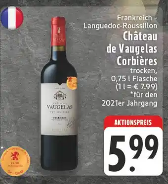 E-Center Château de vaugelas corbières trocken Angebot