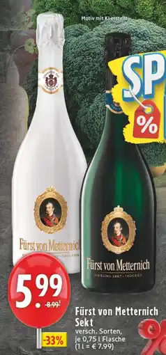 E-Center Fürst von metternich riesling sekt trocken Angebot