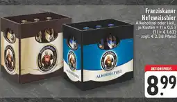 E-Center Franziskaner hefeweissbier alkoholfrei Angebot