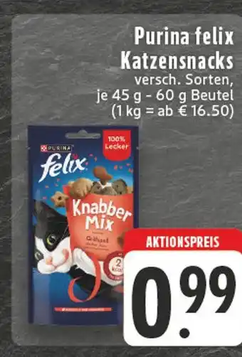E-Center Purina felix knabber mix Angebot