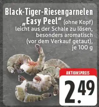 E-Center Black-tiger-riesengarnelen easy peel Angebot