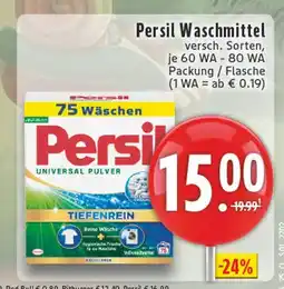 Edeka Persil universal pulver tiefenrein Angebot