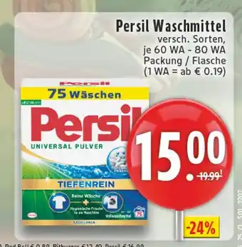 Edeka Persil universal pulver tiefenrein Angebot