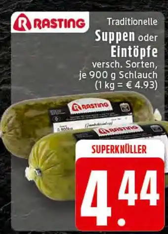 Edeka Rasting traditionelle suppen Angebot