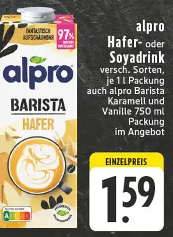Edeka Alpro haferdrink Angebot