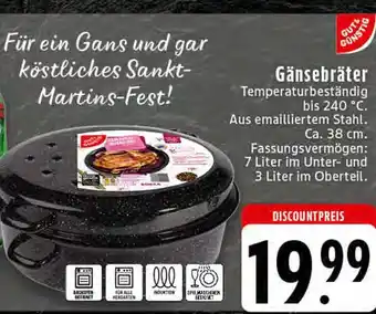 Edeka Gut & günstig gänsebräter Angebot