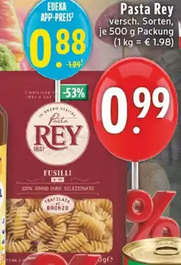Edeka Pasta rey fusilli Angebot