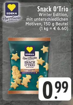 Edeka Edeka herzstücke snack o'trio winter edition Angebot