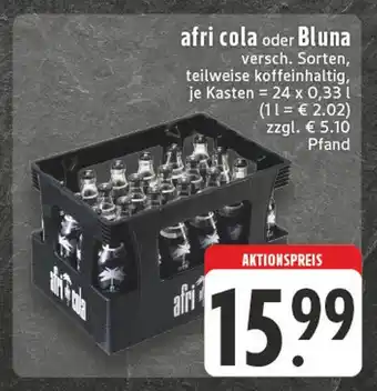 Edeka Afri cola oder bluna Angebot