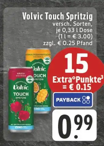 Edeka Volvic touch spritzig Angebot