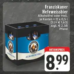 Edeka Franziskaner hefeweissbier Angebot