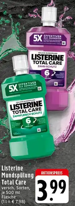 Edeka Listerine total care zahn-schutz Angebot
