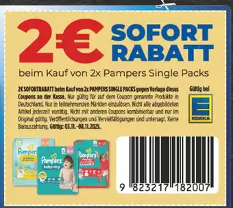 Edeka Pampers baby-dry Angebot