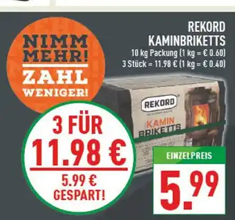 Marktkauf Rekord kaminbriketts Angebot
