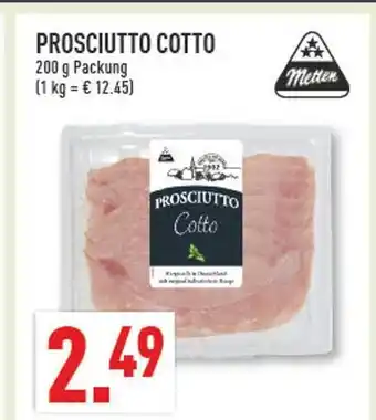 Marktkauf Metten prosciutto cotto Angebot