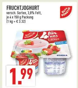 Marktkauf Gut&günstig 4 für uns fruchtjoghurt erdbeere Angebot