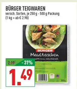 Marktkauf Bürger maultaschen Angebot